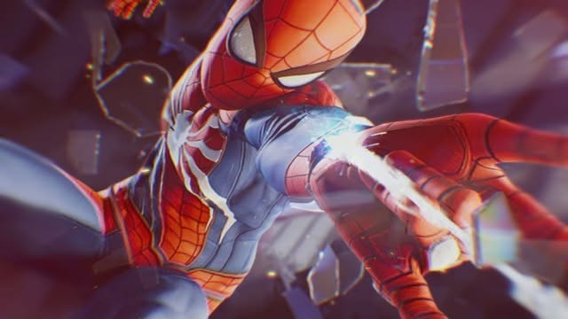Mixer and Spider-Man motion graphics